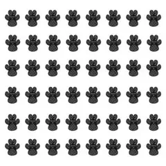 ドッグ ブラック M 靴下 肉球 保護 シール 48枚入 犬靴 犬 滑り止め