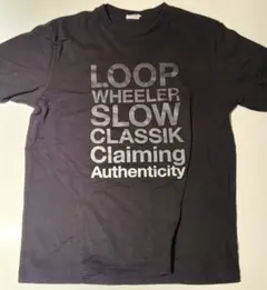 LOOPWHEELER 黒 Tシャツ