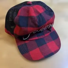 MSPC master-piece チェック柄 メッシュキャップ