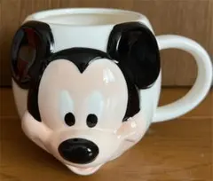 ミッキーマウス　ペン立て、小物入れ　陶器製　アンティーク