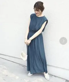 ships ノースリーブ ロングワンピース ドレス