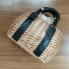 FleaStoreVegetal フリーストアベジタル かごバッグ レザーラタン