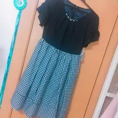新品 PATTERN ギンガムチェック ワンピース
