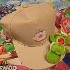 ユニバ USJ マリオ 帽子 キャップ ヨッシーマグネットマスコット付き