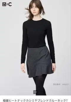 UNIQLO C ユニクロ 極暖ヒートテックカシミヤブレンドクルーネックT