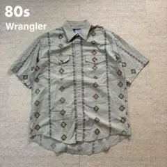 80s ヴィンテージ Wrangler ラングラー ウエスタンシャツ XL