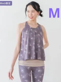 SUKALA　フラワープリント　Mサイズ　ピンクブラウン　美品