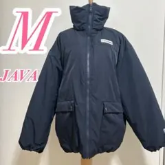 JaVa ネイビー ジャンパー Mサイズ　カジュアルコーデ　ブルゾン　きれいめ