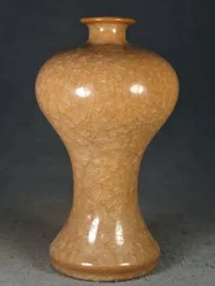 宋時代 哥窑开片 蒜头瓶 貫入釉 瓶 陶器 時代物 骨董品 - メルカリ