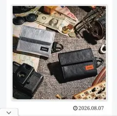 SOTOミニマル“旅”財布 黒かシルバー(ランダム)