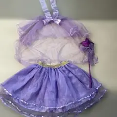 紫色のプリンセスコスチューム