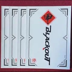 ヴァンガード　ブラックアウト　スリーブ　白黒 4セット　未開封 ヴァンガード ブラックアウト スリーブ白 4枚 - メルカリ
