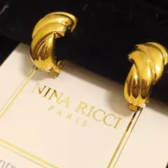 Nina　Ricci　ニナリッチ　イヤリング　ゴールド　ヴィンテージ