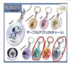 PEANUTS KOROKORO SNOOPY マーブルアクリルチャーム 2種