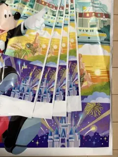 【Disney】 ショッピング袋 5枚セット (L1枚・M4枚)のサムネイル