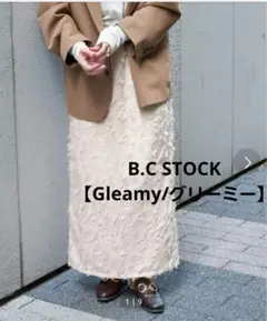 B.C STOCK 【Gleamy/グリーミー】ジャガードスカート秋冬トレンド