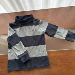 RALPH LAUREN ボーダー タートルネック 100cm