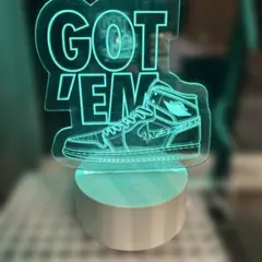 ★*様 GOT 'EM アクリル LED ライト スニーカー インテリアのサムネイル