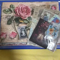 コラージュ素材紙モノシールおすそ分け
