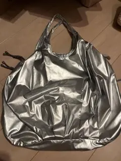 discoat メタリックトートバッグ
