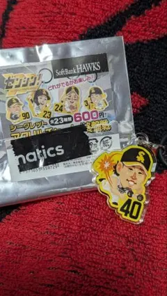 福岡ソフトバンクホークス 杉山一樹選手デフォルメシークレットアクリルチャーム