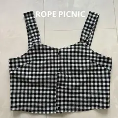 ROPE PICNIC ギンガムチェック ビスチェのサムネイル