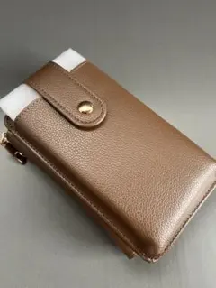 新品！スマホポシェット　スマホショルダー　ポーチ　スマホ×お財布
