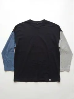 ANGENEHM 長袖カットソー クレイジーパターン