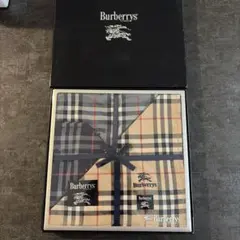 未使用バーバリーBurberrys チェック柄ハンカチ3枚セット