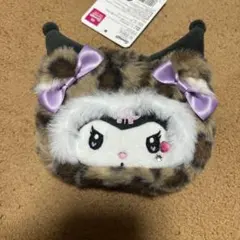 サンリオ ミニフェイスポーチ ヒョウ柄 クロミ