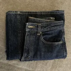 GU デニムワイドパンツ