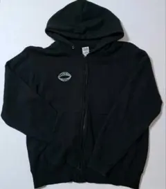 ブラック Lサイズ パーカー ロゴデザイン