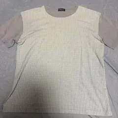 メンズM⭕️COMME CA ISM 千鳥格子柄 半袖Tシャツ Mサイズのサムネイル