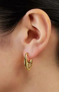 新品未使用 マリアブラック ピアスVogue Pierced Earring片耳のサムネイル
