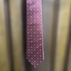 CHAPS ネクタイ ボルドー 小紋柄