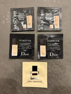 ファンデーションサンプルセット(ランコム・ディオール・shu uemura)