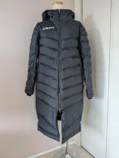 ATHLETA 黒 ベンチコート フード付き