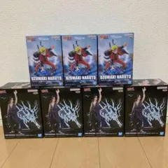 NARUTO疾風伝　うずまきナルト&うちはサスケ　フィギュア7点セット