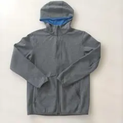 【Gap　Fit】グレー フード付きパーカー 長袖 160cm