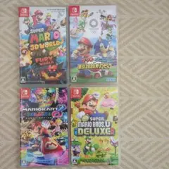 サマーセール！Nintendo Switch マリオソフト4点セット！のサムネイル