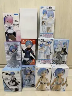 新品・未開封】リゼロ フィギュア 9体セット まとめ売り 匿名配送