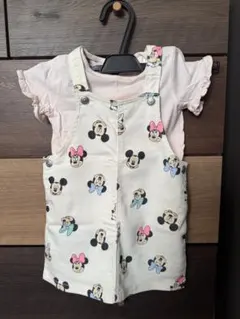 ミッキー ミニー サロペット 80