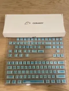 Cerakey V2 Blue Crazed キーキャップ フルセット 刻印ありのサムネイル