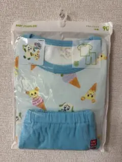 【新品未使用】UNIQLO 半袖パジャマ　90 いないいないばあ　わんわん