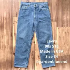 Levi's 90s Made in USA 510 デニム 34 リーバイス