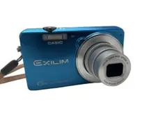 CASIO EXILIM EX-ZR200 ブルー オールドコンデジ - メルカリ