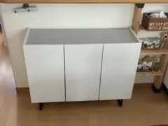 大塚家具 カルラシリーズ ガラストップサイドボード 幅180cm 定価40万