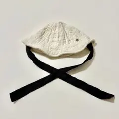 après les cours 帽子 キルティング　アイボリー 44-46cm