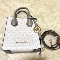 ✨極美品✨ マイケルコース　ミニショルダートートバッグ　MKシグネチャー　ミニ