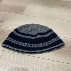 クラッシャーハット ハンドメイド 男女兼用 y2k